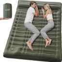 Elegear CumbreX Double Sleeping Pad for Camping, 5.5" Ultra-Thick Inflatable Camping Sleeping Pad 2 Person with Built-in Foot Pump, Portable Camping Sleeping Mat for Backpacking Hiking Tent, Full