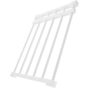 Mikikit Freestanding Indoor Pet Gate Retractable Dog Barrier for Doorways Stairs and Rooms Lightweight and Easy to Install Fits Wide High