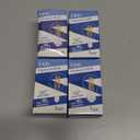 Edearkar A19 Half Chrome Light Bulb 6W Dimmable, E26 Base Daylight White 6000K 60W Equivalent 600lm Decorative Silver Mirror LED Edison Bulb for Indoor Living Room, AC110V, E26 Base, Pack of 4