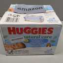 Huggies Natural Care Cucumber, Aloe and Vitamin E Baby Wipes, Hypoallergenic, Scented, 6 Flip-Top Packs (288 Wipes Total) 