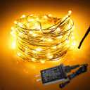12V 12W Low Voltage Transformer with Extension Cord Class 2 Power Supply Replacement Yard Inflatable Adapter Model RH-120V1000U4-1 Waterproof Ip44 US Plug for Christmas String Light Decorations