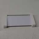 Small Glass Desktop Whiteboard Dry-Erase-Board - Computer Keyboard Stand White Board Surface Pad with Drawer, Desk Organizers with Accessories for Office, Home, School Supplies