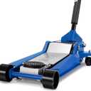 A A IN Hydraulic Low Profile Service/Floor Jack with Dual Piston Quick Lift Pump, 4 Ton (8,000 lb) Capacity, Blue