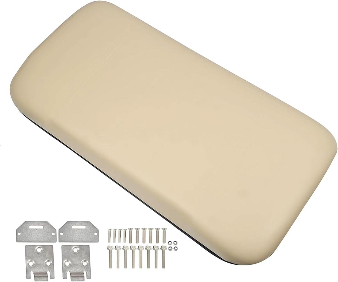 GXYWADY Tan Front Seat Bottom Replacement for EZGO Medalist TXT 1994-2013 Gas Electric Golf Cart
