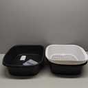 Arm & Hammer Cat Boxes for Indoor Cats with Microban, Sifting Litter Box, Scoop Free Cat Litter Tray, USA Made (Black)