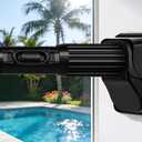 YNL Tension Curtain Rod No Drilling, 41-173 Inch Extra Long Heavy Duty Tension Rod, One-Click Adjustable Shower Curtain Rods, Outdoor Rods for Patio/Bathroom/Window, Renter Friendly, Non-Slip, Black