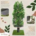 Cat Tree Scratching Post for Climbing, Hiding and Sleeping - Cat Tower for Indoor Cats with Interchangeable Leaves - Multilevel, Easy to Assemble - Pet-Safe Materials, Durable and Sturdy Construction