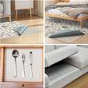 Non Slip Rug Pad Rug Gripper for Hardwood Floors, 5x7Ft Anti Skid Mat for Under Area Rugs, Thick Cushioned Carpet Pad for Floor Protection