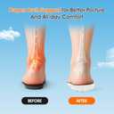 4D Cloud-Like Comfort Soles for Women - Soft Memory Foam Cushioning Insoles - Trim to Fit Steppers Insoles with Arch Support for Foot Pain Relief and Fatigue Reduction(US W 6.5-9) (Gray)