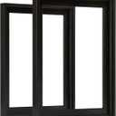 FOLKOR Floater Frame for 12x18 Canvas Paintings, 2 Pack Complete Floating Frame with 0.9 Deep for Artists Designers Family Animal Prints, Modern Living Room Wall Decor (Black)