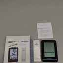 Newentor Indoor Outdoor Thermometer Wireless, Weather Stations Wireless Indoor Outdoor, Outdoor Thermometers for Patio House, Black with 1 Sensor