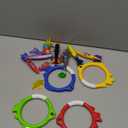 Summer Pool Diving Swimming Toys for Kids, Fun Swim Games Sinking Set, Underwater Dive Gifts with Storage Bag Include Torpedo Gems Shark Rings Sea Animals for Boys Girls Toddlers 20 Packs