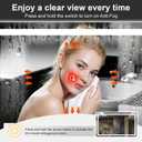 LED Bathroom Mirror with Lights, 30 x 55 Lighted Vanity Wall Mirror