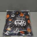 VNVNE Matching Halloween Onesie Pajamas for Family/Couples/Women/Men, Skeleton Holiday One Piece Adults Pjs Sleepwear (Small, Black Skull)