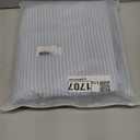 Striped Duvet Cover Set Queen Size 3 Pcs Breathable Durable 100% Washed Cotton Comforter Cover for All Seasons Chic Linen Like Textured Bedding Set (Light Blue White Pinstripes, Queen)