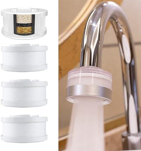 Tylola LongLasting Bathroom Sink Faucet Water Filter .Removes 99% Chlorine Heavy Metals. Hard Water Softener. Kitchen Purifier. Relieve Dry, Rough&Itchy Skin, Suitable for Sensitive Skin.TWF 2.0.