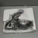 aboxoo Hippo Statue Home Resin Hippopotamus Figurine Fun Candy Dish,Key Bowl,Big Mouth Sculpture Table Art Decoration Sundries Container Storage Boxes (Grey) (Gray)