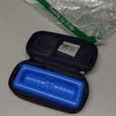 YOUSHARES Insulin Vials Cooler Travel Case - TSA Approved Diabetic Medication Vial Cooling Bag with Protective Ice Brick, Refrigerated Diabetes Supplies Organizer, Small Bottle Carrying Storage (01_navy Blue)