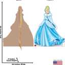 Cardboard People Holiday Cinderella Life Size Cardboard Cutout Standup - Disney Holiday Collection, One Size