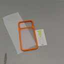 TORRAS Shockproof for iPhone 17 Pro Max Case with Camera Control Button, [12FT Military Grade Drop Protection] Enhanced Grip & Soft Touch Translucent 17 Pro Max Case with DIY Buttons, Neon Orange