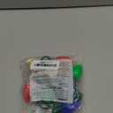 Windy City Novelties 4 Pack LED Light Up Christmas Bulb Necklace with 6 Dynamic Light Modes  Flashing Holiday Accessory for Parties, Parades & Festive Events