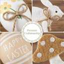 Pastel Easter Egg Hanging Ornaments Set, Spring Easter Tree Decorations with Bunny, Chick & Nest Designs, Shatterproof Decorative Easter Eggs for Tree, Basket Fillers, Easter Party & Home Decor