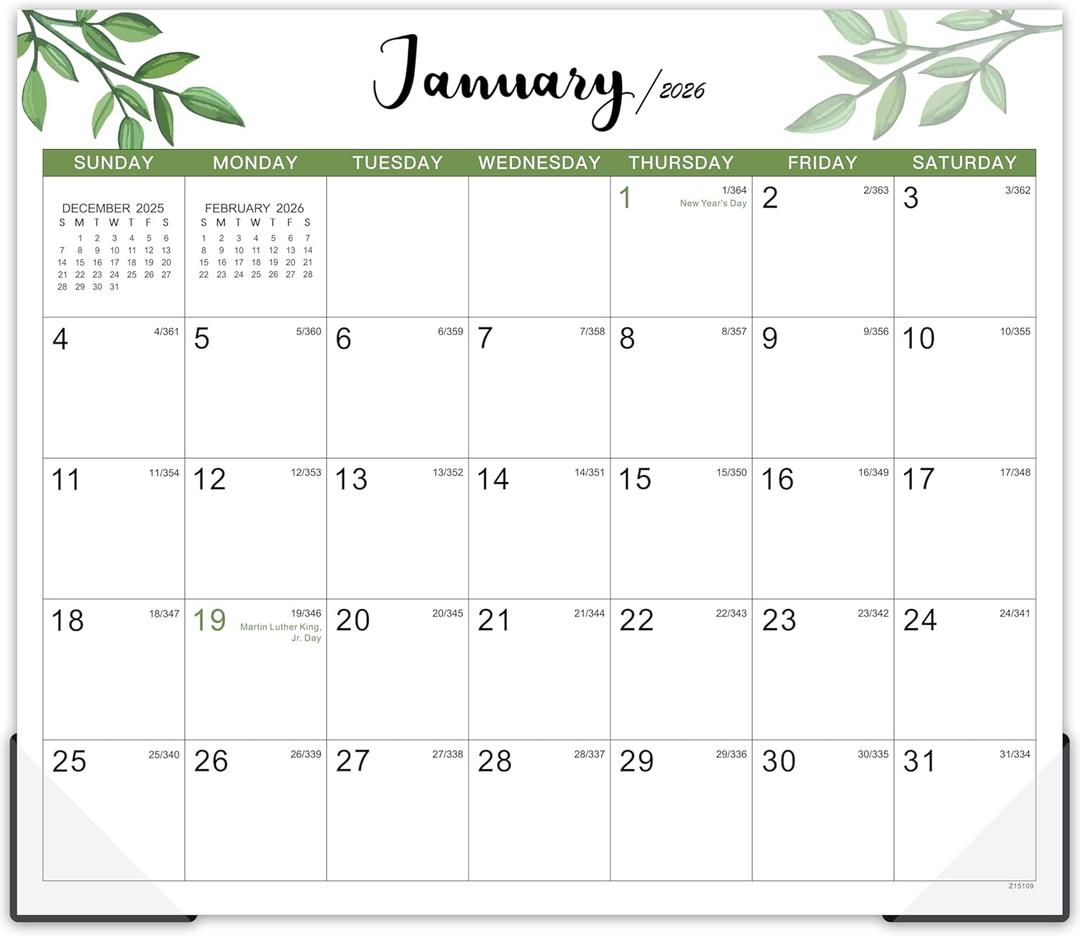 2026 Magnetic Calendar for Refrigerator - 2026 Magnetic Calendar from Jan.2026 - Dec.2026, 11.2"x13'', Fridge Calendars 12 Months, Tear-off Pad, Large Blocks, Perfect for Refrigerator