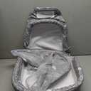 Portable Baby Lounger Bag, Foldabl Babies Nest with 2-in-1 Removable Mosquito Net, Infant Travel Nest Lounger, Easy Setup and Storage for Outdoors Indoors - Baby Registry(Gray)