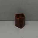 Wooden Utensil Holder for Kitchen: Wood Utensil Crocks for Farmhouse Decor - Kitchen Tool Storage for Countertop (Hexagon)