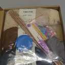 Maasechs Knitting Kit for Beginners Adults Complete Hat Knitting Kits Learn to Knit Kits with Yarn Bamboo Needle Pom Pom Step-by-Step Instruction Knit Accessories for Mother Women Men Gifts(Bright)