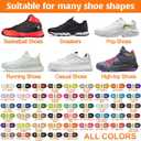 DELELE 2Pair Oval Shoes laces 42 Colors Half Round 1/4" Athletic ShoeLaces for Sport/Running Shoes Shoe Strings (35 inch (90CM), 07 Golden)