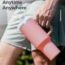 PureSip Adapt Stanley Bottle Straw, Reusable Straws with Filter, Stanley Straw Replacement 40 oz, 30 oz, Plastic Straws for WATERH Vita Bottle, Simple Modern, Hydro Flask (3 Filter + 5 Straws)