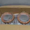 Galssmagic 2 Pack 1 Gallon Glass Jar with Airtight Lids, Super Wide Mouth Large Mason Jars 128 oz, Glass Gallon Jugs Storage Container for Sun Tea, Kombucha, Storing, Canning