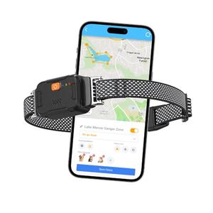 Tilatumo GPS Dog Collar Fence System: Real-Time GPS Tracking, Health Monitoring, Virtual Fence, IPx7 Waterproof Design for Dogs and Multi-Pets [1-Year Free Subscription, $10/Year for Future]