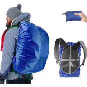 Frelaxy Waterproof Backpack Rain Cover, 10000mm Waterproof Level, Upgraded Ultra-Strong Multilayer Structure, Antislip Cross Buckle Strap, Ultralight Compact Portable, for Hiking, Camping, Traveling