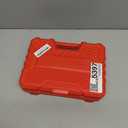 MIXPOWER 50 Pieces 1/4" Dr. Impact Socket Set, CR-V, 6 Point, SAE/Metric, 5/32 Inch - 9/16 Inch, 4mm - 15mm, Shallow/Deep