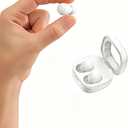 2 x Ultra small mini earphones ，Mini Invisible Wireless Earbuds for Small Ear Canals, Low Profile Hidden Sleep Earbuds, IPX5 Waterproof Bluetooth Headphones for Work, Side Sleep & Daily Use (white)