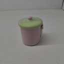Core Kitchen Ceramic Jar with Spoon - Pink Holds 23.5 oz.