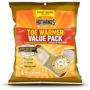 HotHands Toe Warmers 6 Count Value Pack
