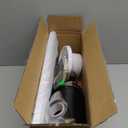 Phopich Dryer Vent Window Kit, 4 inch Adjustable Window Vent Kit with 6.6 Feet Aluminum Foil Hose for Exhaust Ventilation(Adjustable Up to 47 inches)