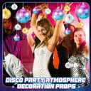 Leitee 25 Pcs Disco Balls Ornament Mini Reflective Disco Ball Party Hanging Decorations with Lanyard for Dance Music Party Decoration, 2 Inch 3.14 Inch 4 Inch(Multicolor)