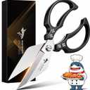 MAD SHARK Heavy Duty Kitchen Shears, Dishwasher Safe All Purpose Kitchen Scissors, Premium Sharp Poultry Shears for Turkey, Meat, Seafood, Vegetables, Stainless Steel Blades, Gifts for Men Women
