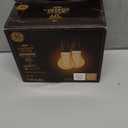 GE Lighting Vintage Style LED Light Bulbs, 6 Watts (60 Watt Equivalent) Warm Candle Light, Amber Glass, Medium Base, Dimmable (2 Pack)