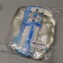 Princess Wig Braid with Tiara Necklace Gloves Princess Dress Up Costume Cosplay Accessories for Kids Girls