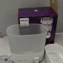 Philips Avent Baby Bottle Sterilizer and Dryer Premium, Removes 99,9% of Bacteria, Chemicals Free, Capacity 6 Bottles/Teats/Accessories, Modular Space Saving Design, Model SCF293