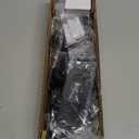 SKYSEN 6FT Sliding barn Door Hardware kit, Barn Door Track, 1/4 Thick Material - Smooth and Quiet- Easy to Install- Black (J Shape-5-s)