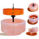 6-1/4 Hole Saw for Recessed Lights, 6.25 Inch Hole Cutter with Dust Bowl Catcher for Led Recessed Lighting 6 Inch and Wood Metal Drywall, Bi-Metal Construction
