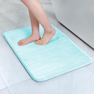 SWEMSTAR Bathroom Rugs Thick Memory Foam Bath Mat - Non-Slip, Quick Dry, Absorbent Washable Floor Microfiber Mat for Shower, Tub, Home Decor Accessories - 17"x24"