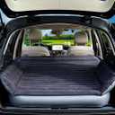 Upgraded SUV Air Mattress with Cordless Built-in Pump & 'Mattress Wings', 7-inch Height car Mattress | Car Camping for Mid/Large SUV, Minivan, Truck | 660 lb Capacity