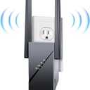 2025 WiFi 6 Range Extender,3Gbps Home Signal Booster, 12X Faster Dual Band 5GHz/2.4GHz, Covers Up to 18000 Sq.ft and 99 Devices, Internet Wireless Repeater with Ethernet Port, 1-Tap Setup